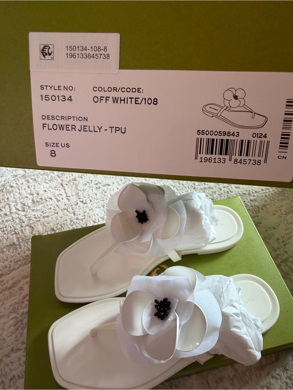 Tory Burch Floral Thong Sandals - Picture 7 of 8